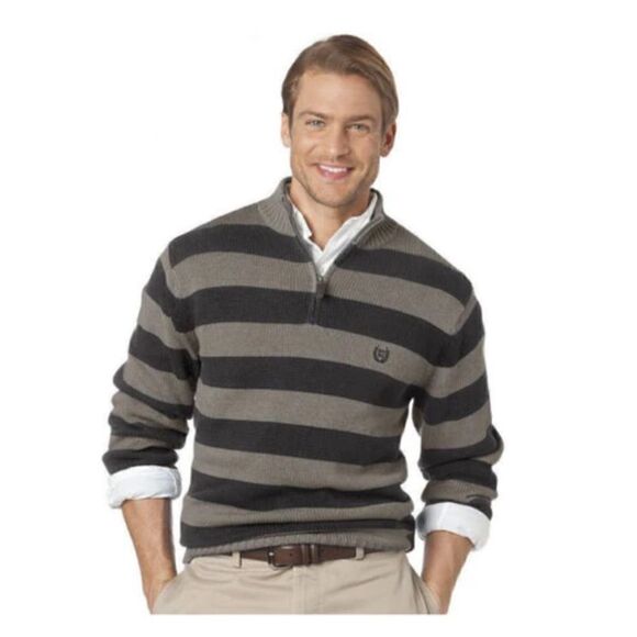 CHAPS By RALPH LAUREN Mens 100% Cotton 1/4 ZIP Pullover Sweater size XL - Picture 1 of 11